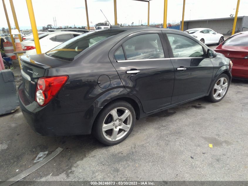 2015 CHEVROLET SONIC LTZ - 1G1JE5SBXF4206129