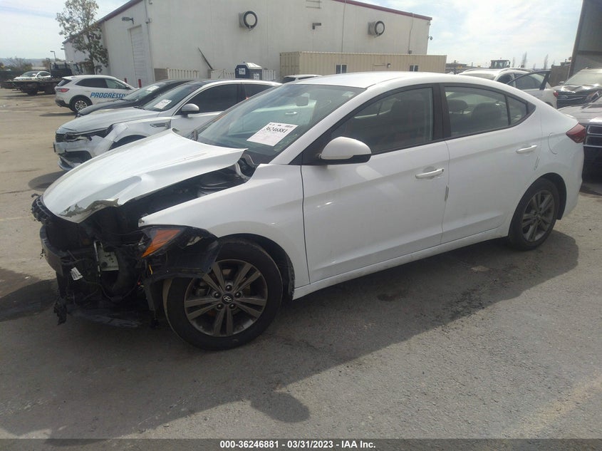 VIN 5NPD84LF6JH288581 2018 HYUNDAI ELANTRA SEL