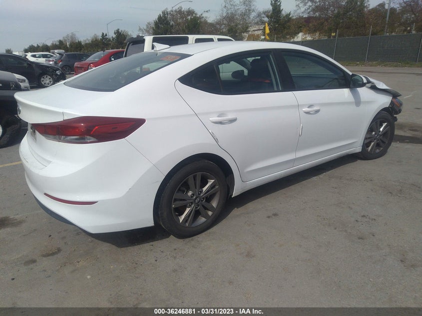 VIN 5NPD84LF6JH288581 2018 HYUNDAI ELANTRA SEL