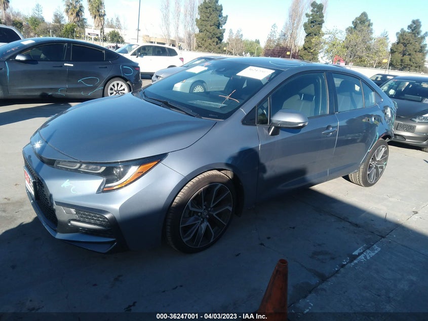 VIN JTDP4RCE2LJ036205 2020 TOYOTA COROLLA SE