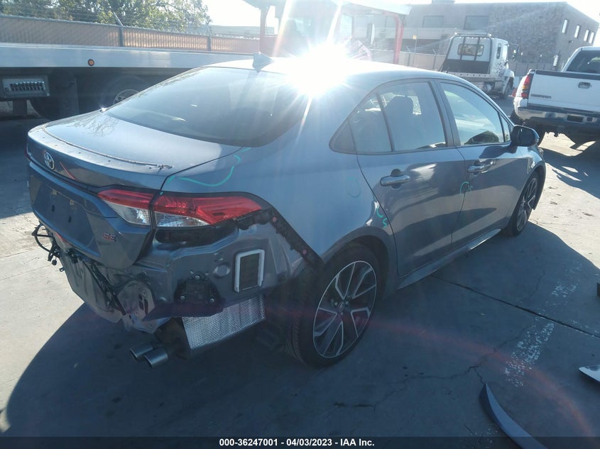 VIN JTDP4RCE2LJ036205 2020 TOYOTA COROLLA SE