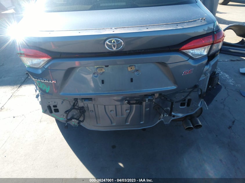 VIN JTDP4RCE2LJ036205 2020 TOYOTA COROLLA SE