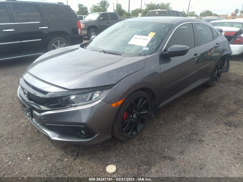 VIN 2HGFC2F84MH555482 2021 HONDA CIVIC SEDAN SPORT
