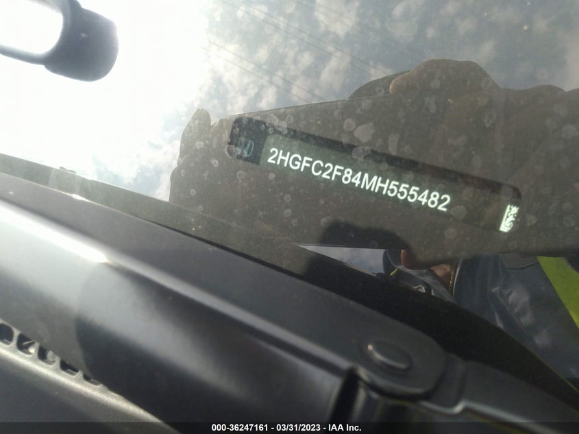 VIN 2HGFC2F84MH555482 2021 HONDA CIVIC SEDAN SPORT