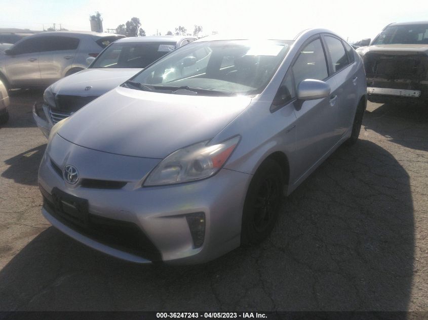 2013 TOYOTA PRIUS ONE/TWO/THREE/FOUR/FIVE - JTDKN3DU3D5595394