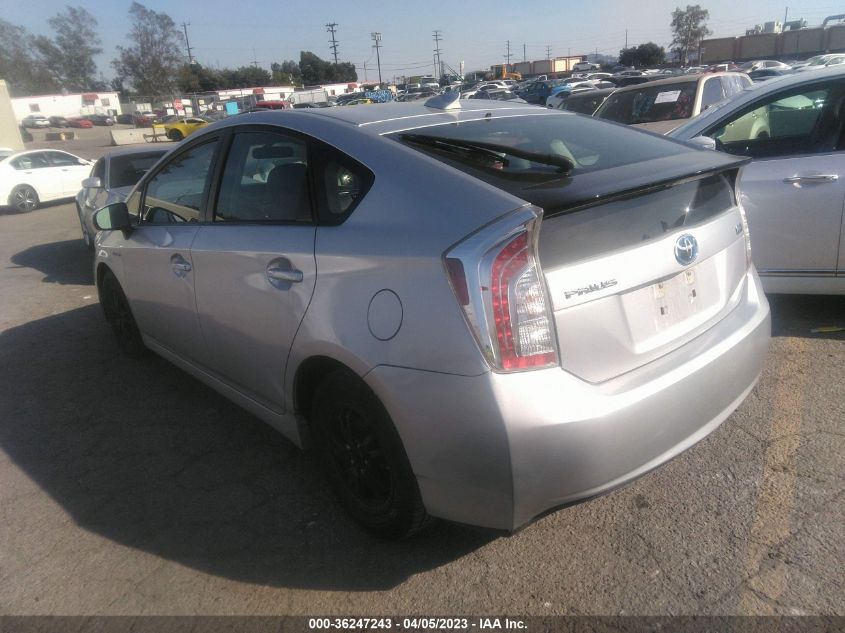 2013 TOYOTA PRIUS ONE/TWO/THREE/FOUR/FIVE - JTDKN3DU3D5595394