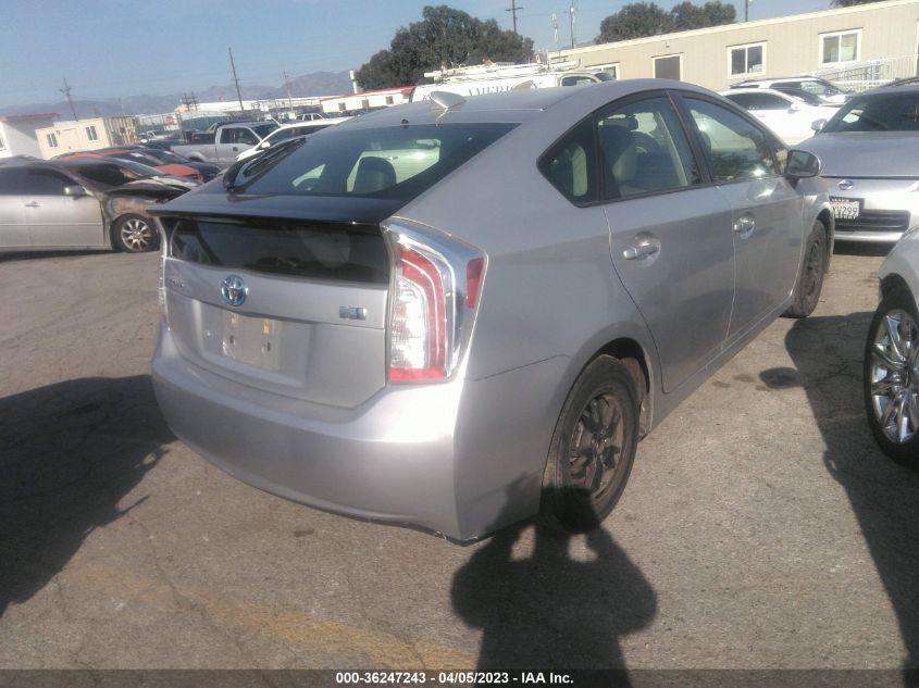 2013 TOYOTA PRIUS ONE/TWO/THREE/FOUR/FIVE - JTDKN3DU3D5595394