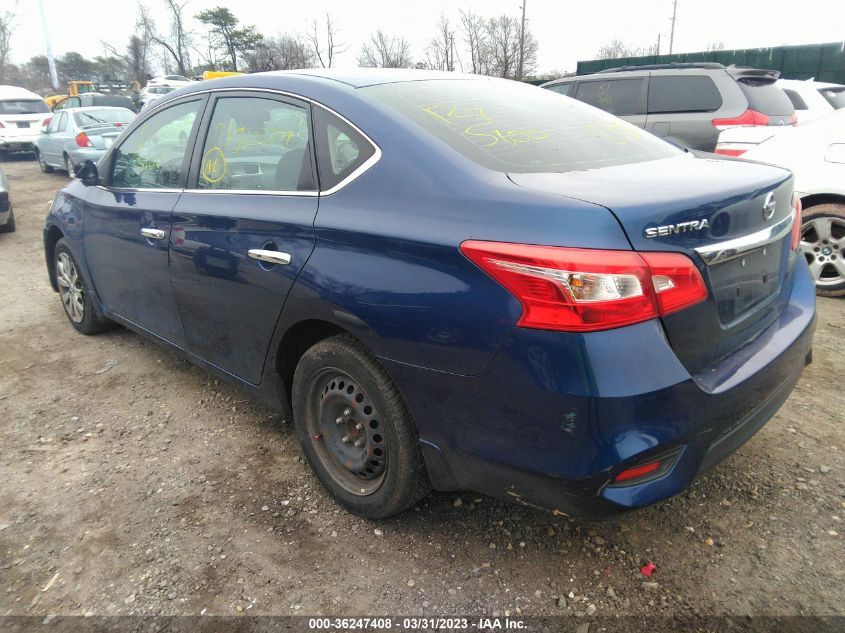 2017 NISSAN SENTRA S - 3N1AB7AP3HY385934