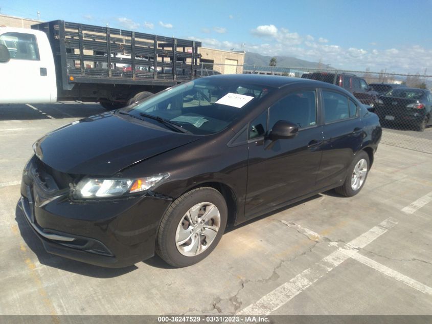 2013 HONDA CIVIC SDN LX - 19XFB2F50DE208458
