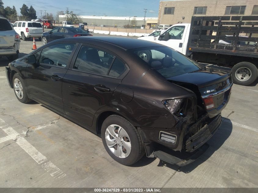 2013 HONDA CIVIC SDN LX - 19XFB2F50DE208458