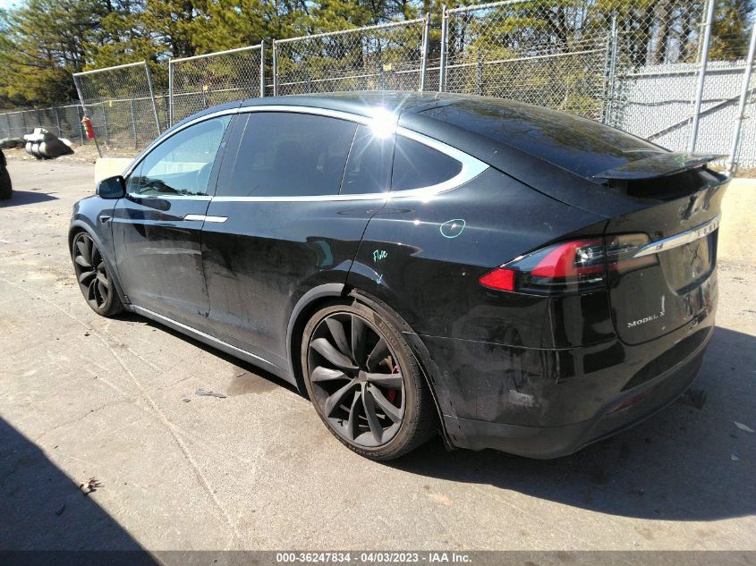 2017 TESLA MODEL X P100D - 5YJXCBE48HF056245
