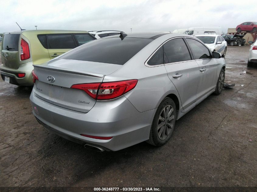 2016 HYUNDAI SONATA 2.4L LIMITED - 5NPE34AF2GH274370