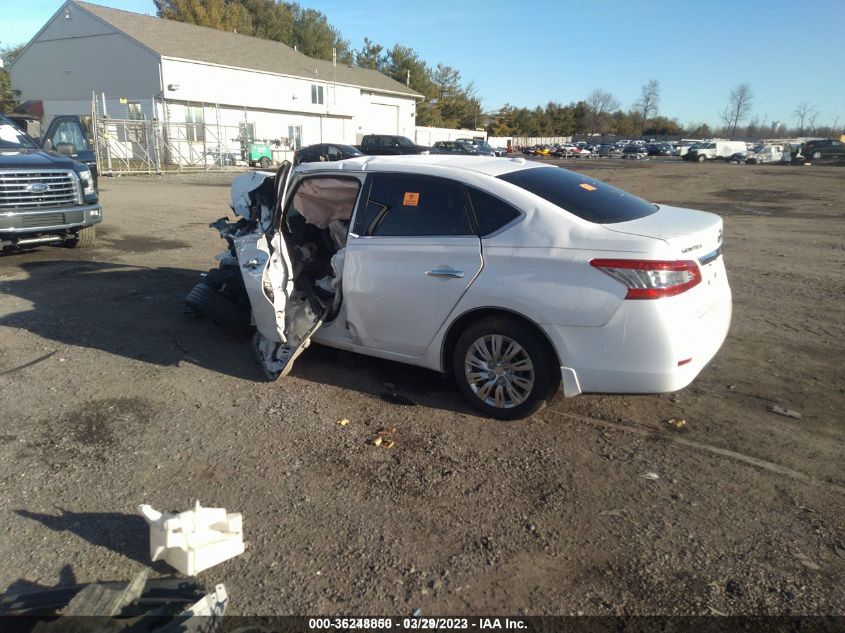 2015 NISSAN SENTRA SV - 3N1AB7AP9FY249059