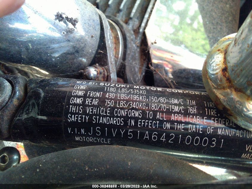 2004 SUZUKI VL1500 - JS1VY51A642100031