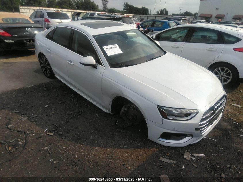 2021 AUDI A4 SEDAN PREMIUM PLUS - WAUBBAF47MN010730