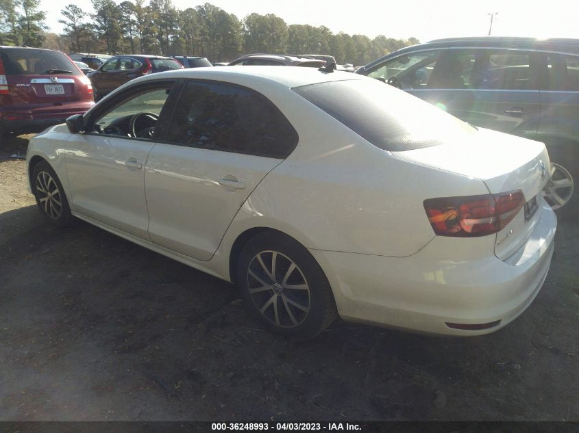 2016 VOLKSWAGEN JETTA SEDAN 1.4T SE 3VWD67AJ2GM360195