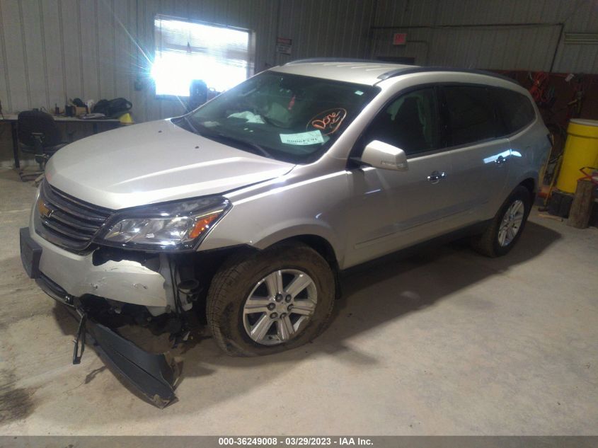 2014 CHEVROLET TRAVERSE LT - 1GNKRHKD0EJ174639