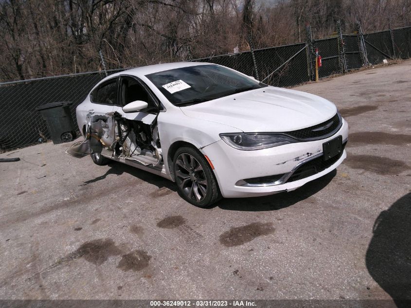 2015 CHRYSLER 200 C - 1C3CCCCG7FN545725