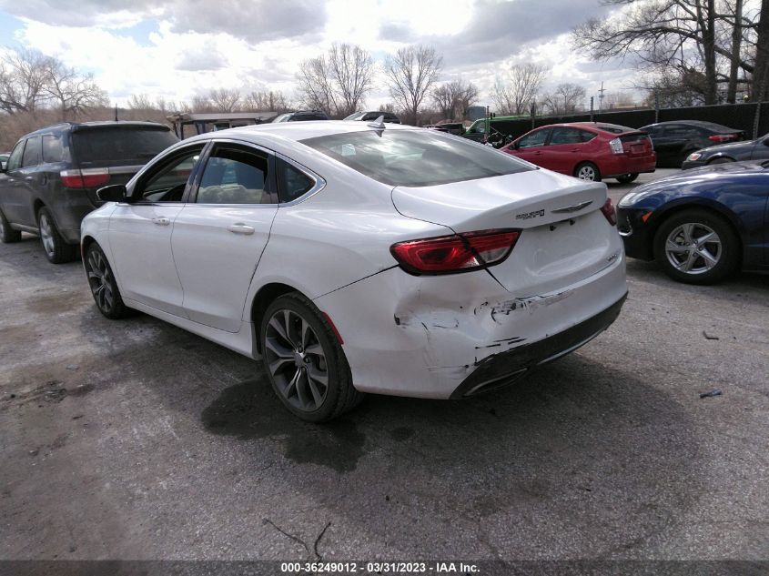 2015 CHRYSLER 200 C - 1C3CCCCG7FN545725