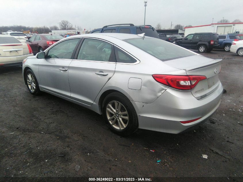 2015 HYUNDAI SONATA 2.4L SE - 5NPE24AF3FH025058