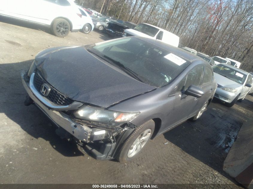 2014 HONDA CIVIC SEDAN LX - 19XFB2F53EE225143