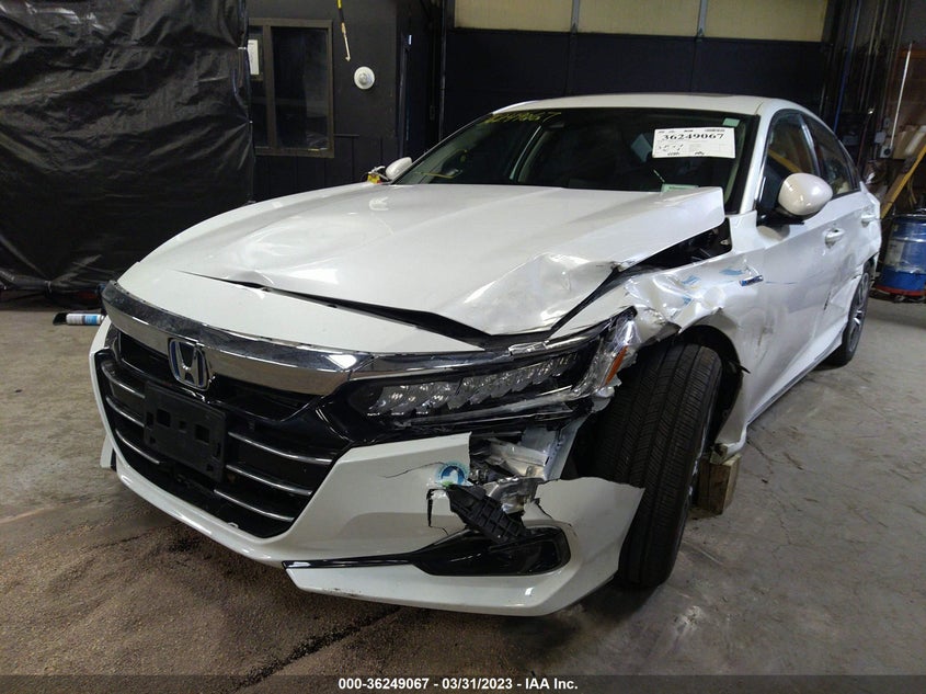 VIN 1HGCV3F47MA007233 2021 HONDA ACCORD HYBRID EX