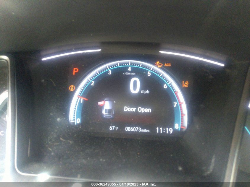 2019 HONDA CIVIC HATCHBACK EX - SHHFK7H69KU402429