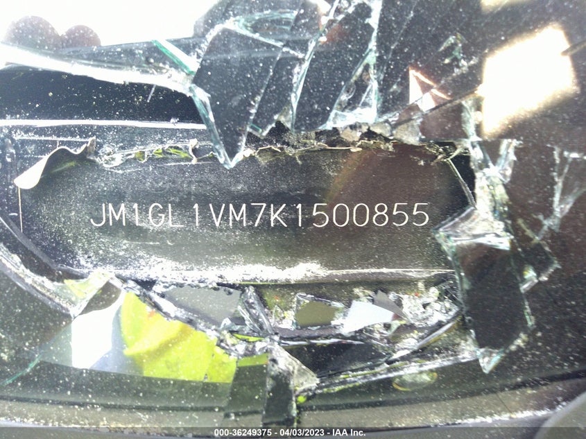 VIN JM1GL1VM7K1500855 2019 MAZDA MAZDA6 TOURING