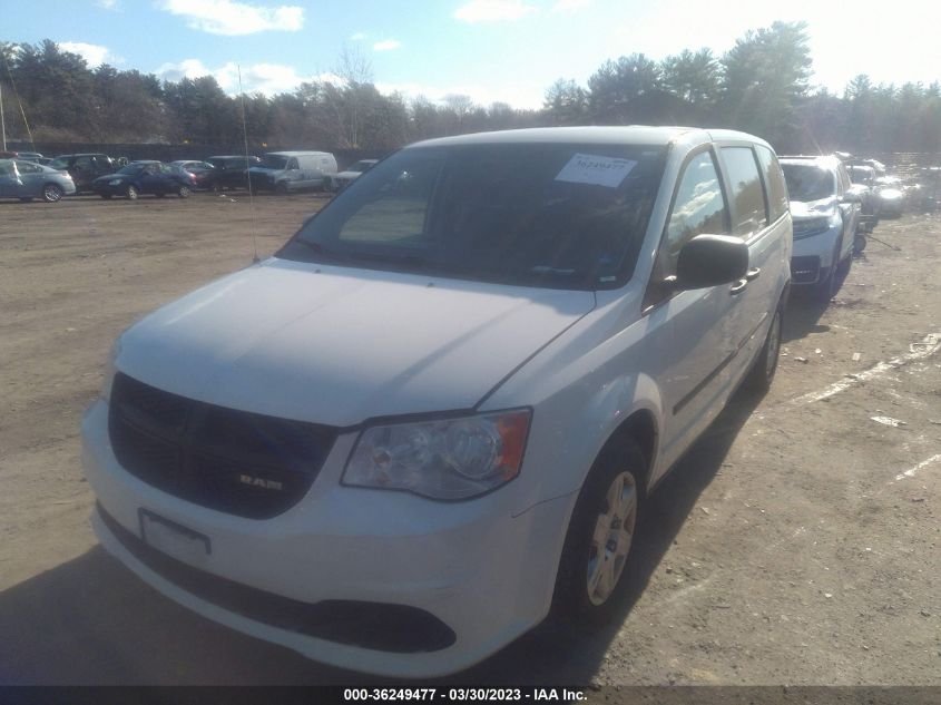 2013 RAM CARGO VAN TRADESMAN 2C4JRGAG7DR561936