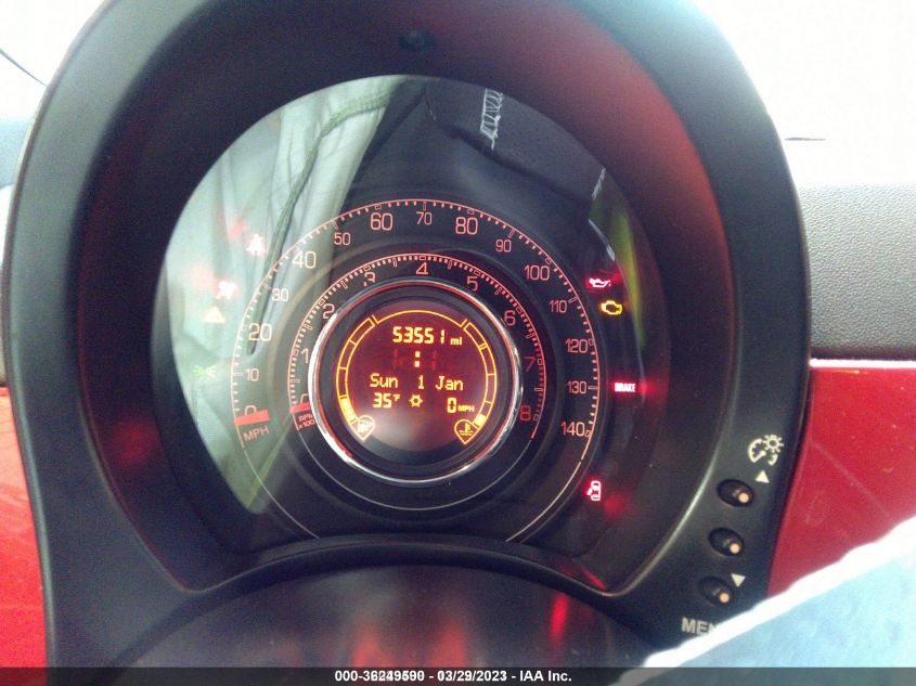 2013 FIAT 500 TURBO 3C3CFFHH6DT751898