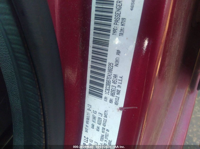 2014 CHRYSLER 200 TOURING - 1C3CCBBB7EN108225