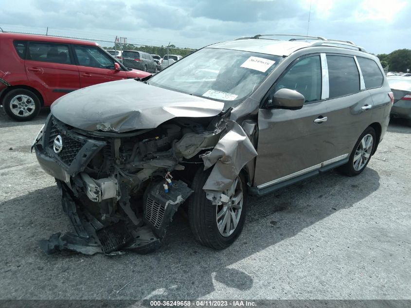 2014 NISSAN PATHFINDER PLATINUM - 5N1AR2MN0EC613491