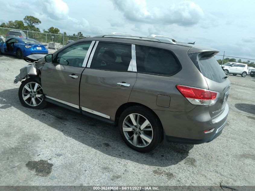 2014 NISSAN PATHFINDER PLATINUM - 5N1AR2MN0EC613491