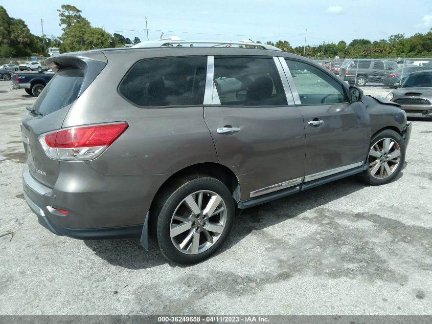 2014 NISSAN PATHFINDER PLATINUM - 5N1AR2MN0EC613491