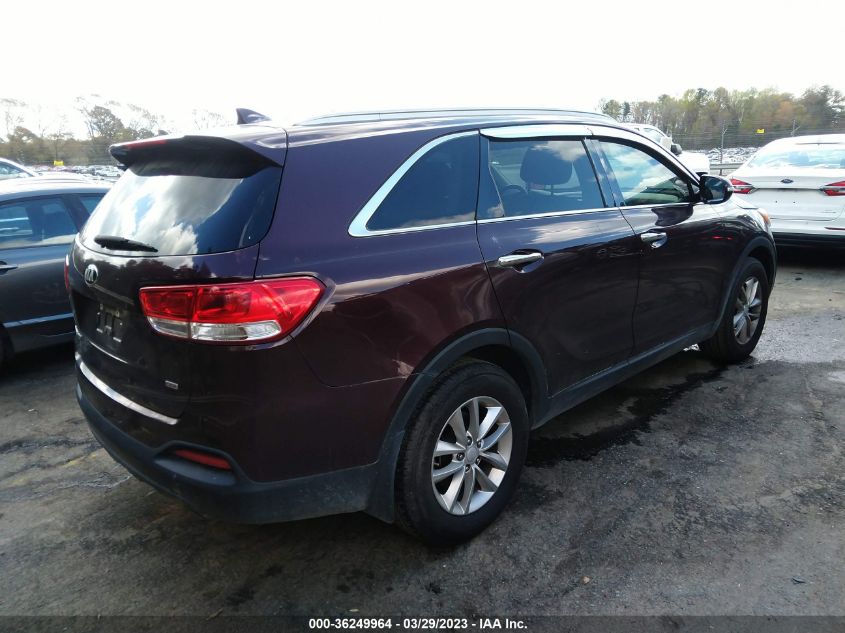 2016 KIA SORENTO LX - 5XYPG4A37GG178163