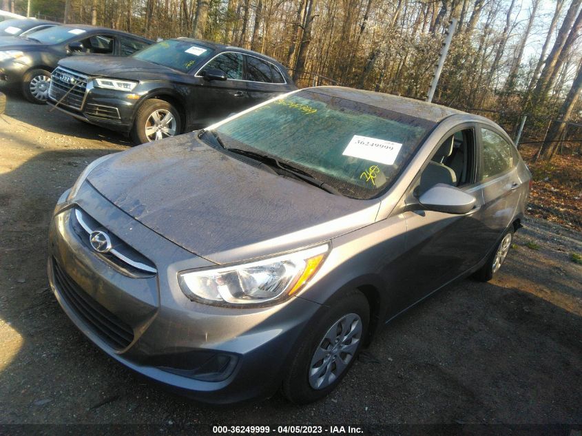 2016 HYUNDAI ACCENT SE - KMHCT4AEXGU157281