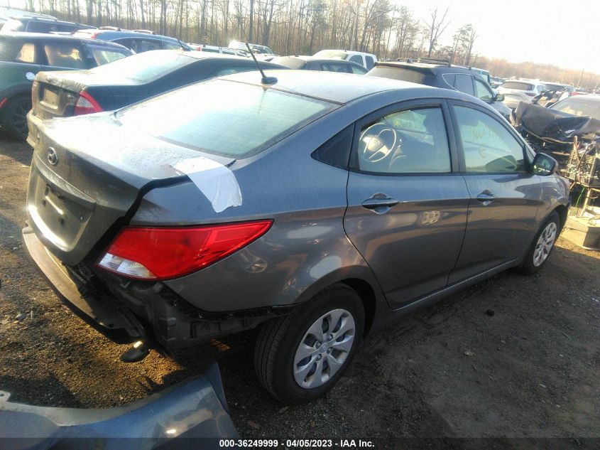 2016 HYUNDAI ACCENT SE - KMHCT4AEXGU157281