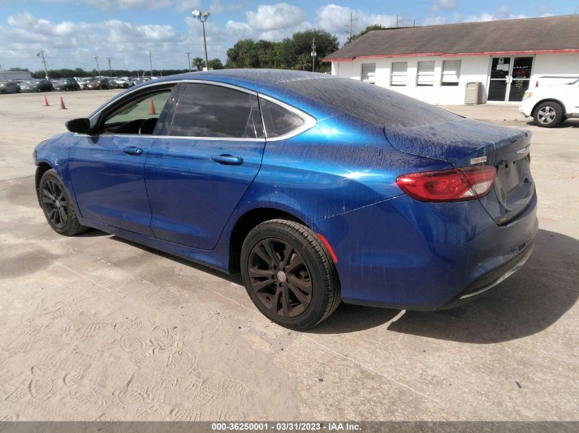 2015 CHRYSLER 200 LIMITED - 1C3CCCAB9FN741706