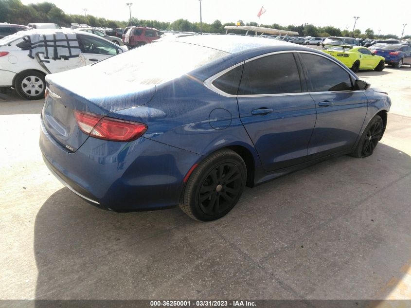 2015 CHRYSLER 200 LIMITED - 1C3CCCAB9FN741706