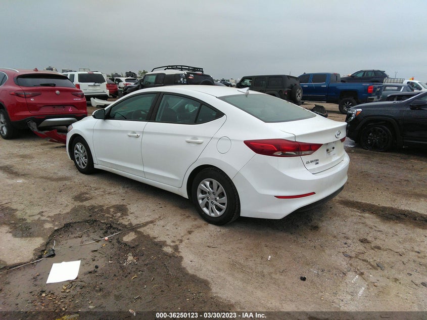 VIN 5NPD74LF2HH209095 2017 HYUNDAI ELANTRA SE