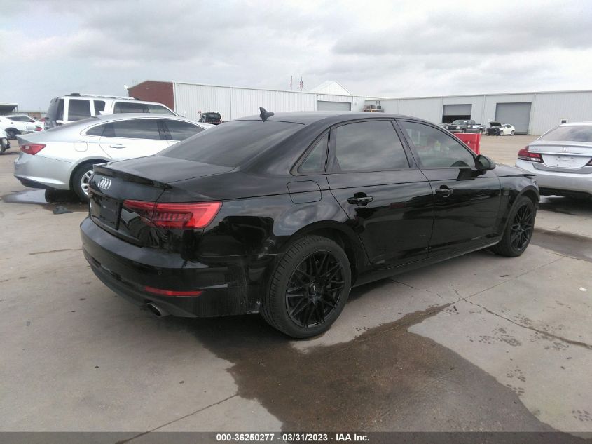 2017 AUDI A4 PREMIUM - WAUGNAF48HN018189