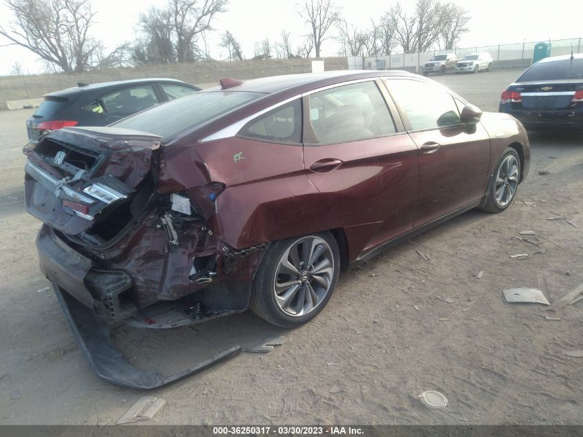 2018 HONDA CLARITY PLUG-IN HYBRID TOURING JHMZC5F35JC016352