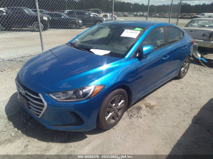 VIN 5NPD84LF6JH334927 2018 HYUNDAI ELANTRA SEL