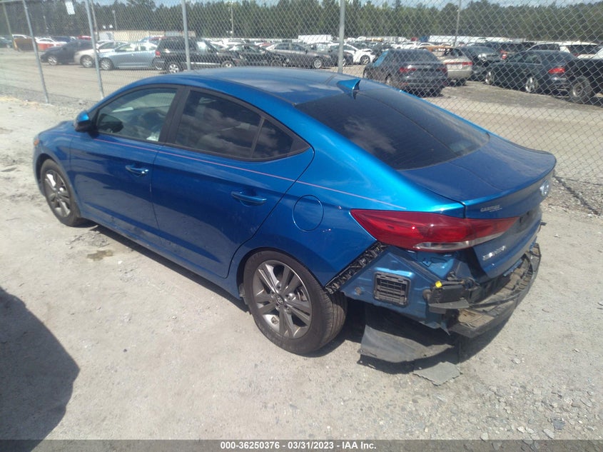 VIN 5NPD84LF6JH334927 2018 HYUNDAI ELANTRA SEL