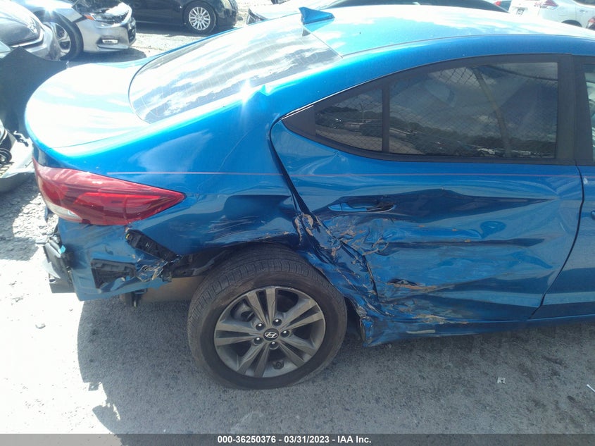 VIN 5NPD84LF6JH334927 2018 HYUNDAI ELANTRA SEL
