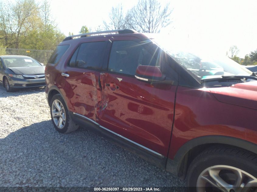 2014 FORD EXPLORER LIMITED - 1FM5K7F82EGA53010