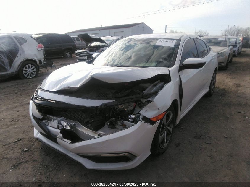 2020 HONDA CIVIC SEDAN LX - 19XFC2F62LE028953