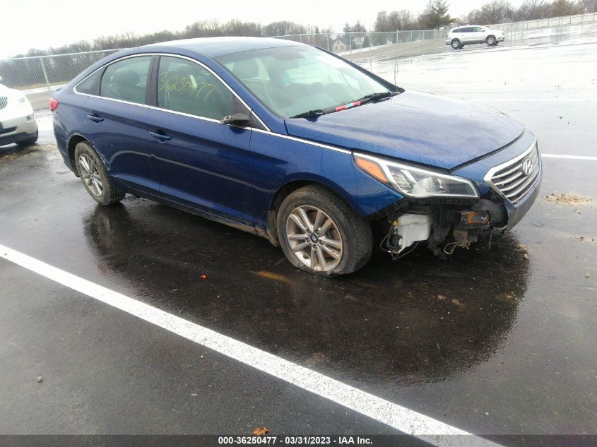 2015 HYUNDAI SONATA 2.4L SE - 5NPE24AF7FH244962