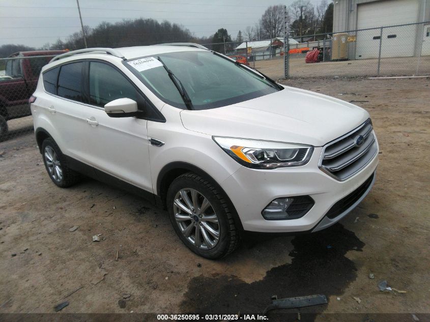 2017 FORD ESCAPE TITANIUM - 1FMCU9JD1HUC21663