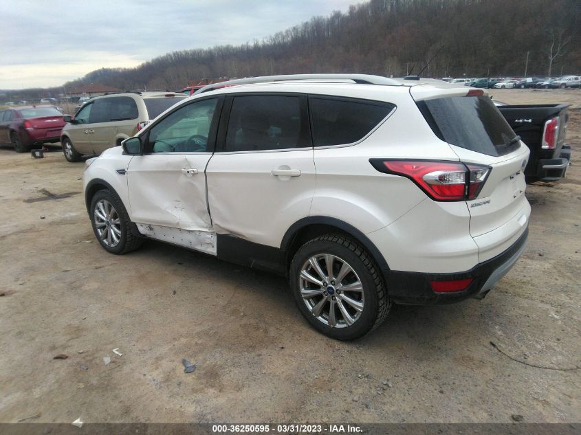 2017 FORD ESCAPE TITANIUM - 1FMCU9JD1HUC21663